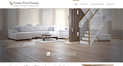 Desktop Screenshot of premierwoodflooring.co.uk